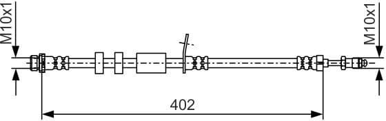 Brake Hose 1 987 481 977 - image 5