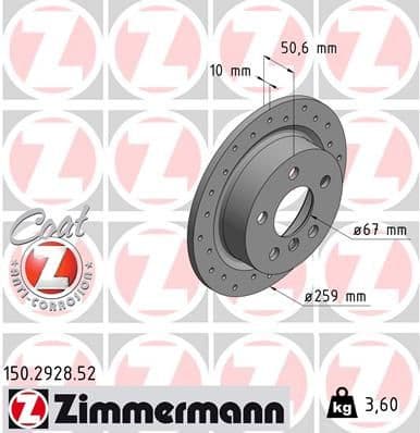 Brake Disc SPORT BRAKE DISC Z 150.2928.52