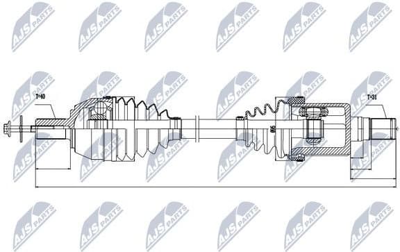 Drive shaft complete NPW-VV-023 - image 2