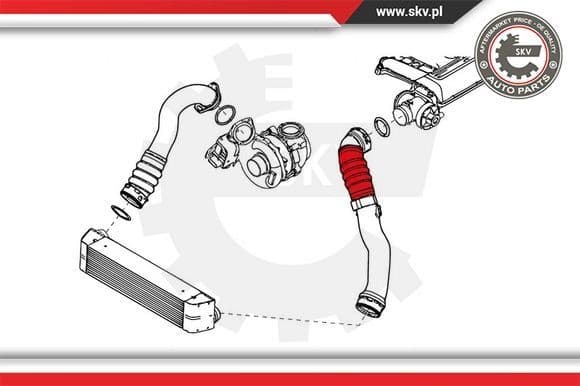 Charge Air Hose 24SKV696 - image 4