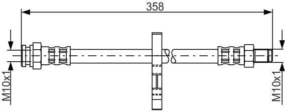 Brake Hose 1 987 481 019