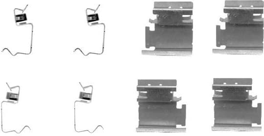 Accessory Kit, disc brake pad 1 987 474 311