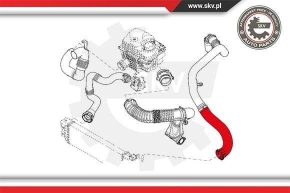 Charge Air Hose 43SKV109 - image 4