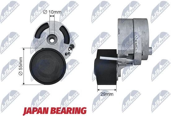 Tensioner Pulley, V-ribbed belt RNK-CT-033