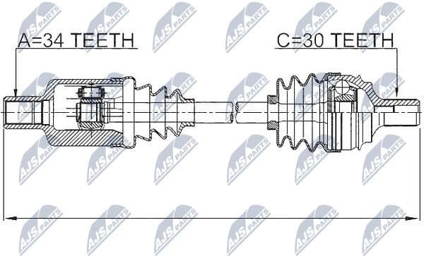 Drive Shaft NPW-ME-035 - image 4