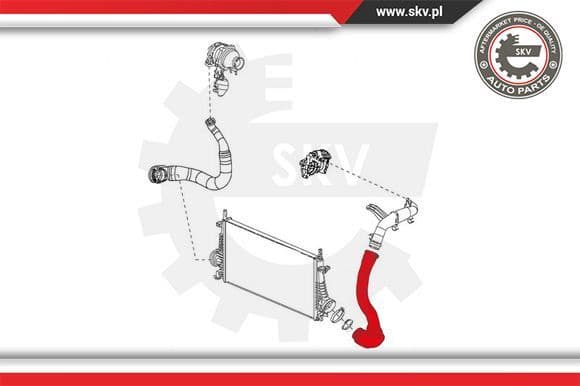 Charge Air Hose 24SKV680 - image 3