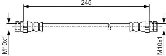 Brake Hose 1 987 481 457