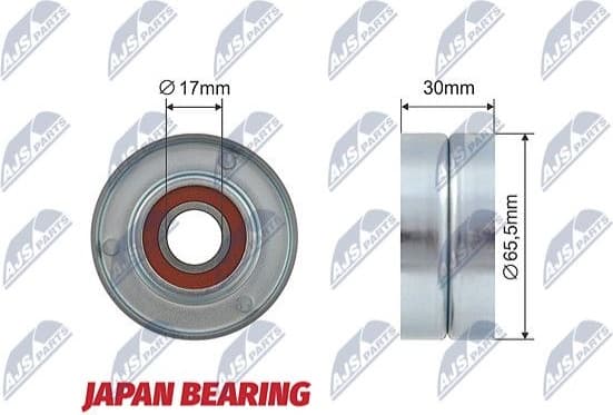 Tensioner Pulley, V-ribbed belt RNK-CH-019