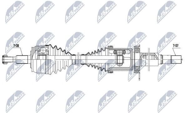 Drive Shaft NPW-VW-131 - image 4