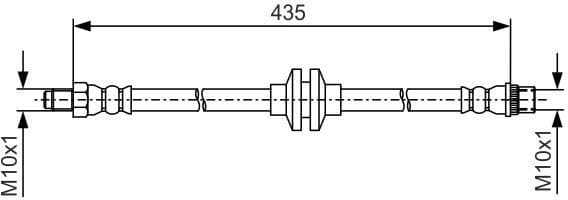Brake Hose 1 987 481 A07 - image 5