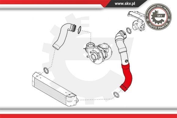Charge Air Hose 43SKV120 - image 4