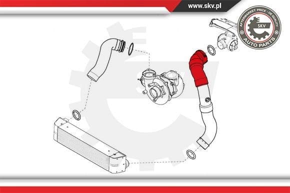 Charge Air Hose 43SKV121 - image 4
