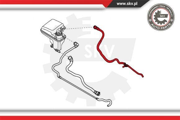 Breather Hose, expansion tank 96SKV040 - image 4