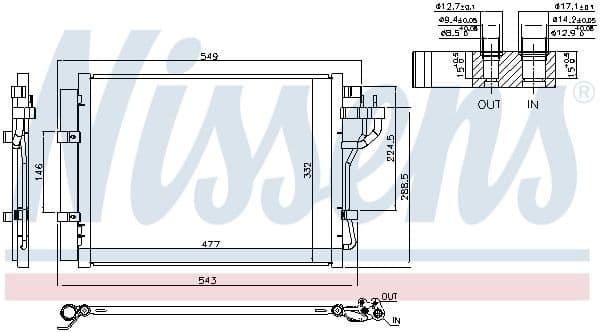 Condenser, air conditioning ** FIRST FIT ** 940592
