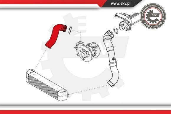 Charge Air Hose 24SKV730 - image 4
