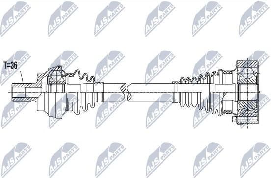 Drive Shaft NPW-VW-089 - image 4