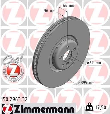 Brake Disc FORMULA F 150.2963.32