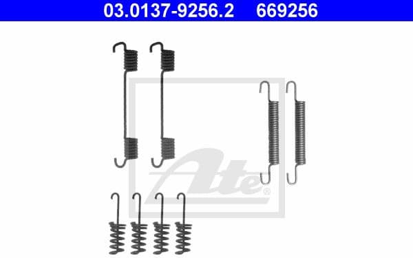 Accessory Kit, parking brake shoes 03.0137-9256.2