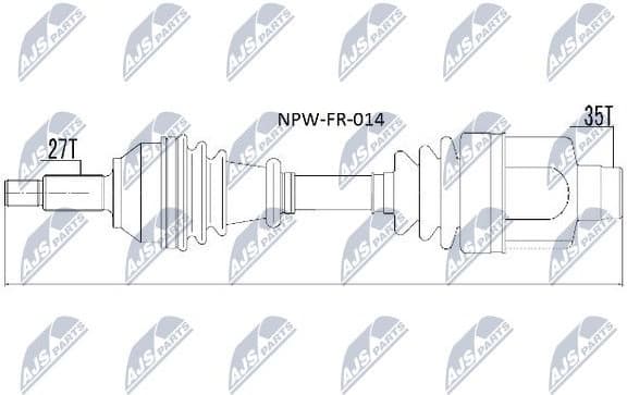 Drive Shaft NPW-FR-014 - image 4