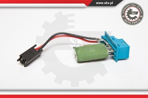 Resistor, interior blower 95SKV059 - image 2