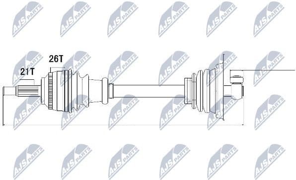 Drive Shaft NPW-RE-013 - image 4