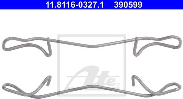 Spring, brake caliper 11.8116-0327.1