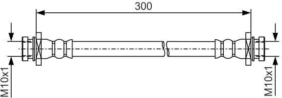 Brake Hose 1 987 481 B31 - image 5