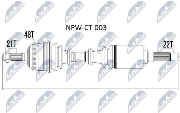 Drive Shaft NPW-CT-003 - image 4