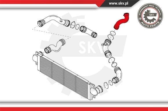 Charge Air Hose 24SKV097 - image 3