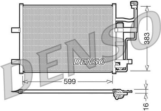 Condenser, air conditioning DCN44003