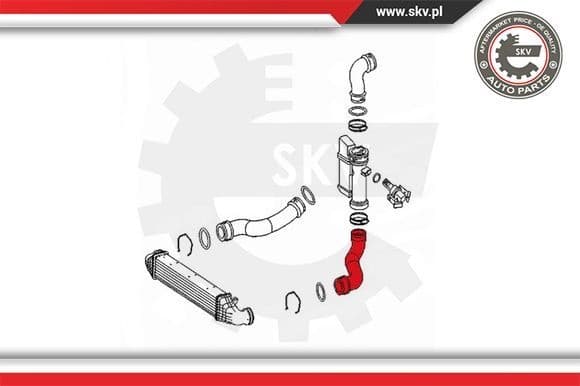 Charge Air Hose 24SKV714 - image 4