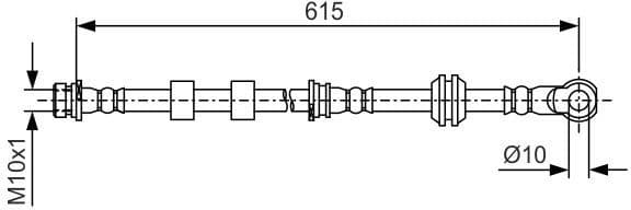 Brake Hose 1 987 481 088