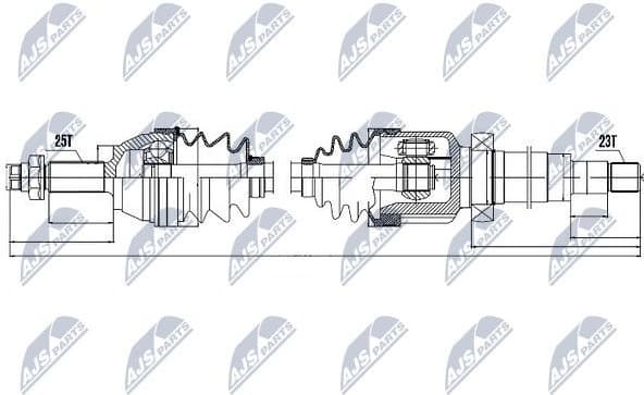 Drive Shaft NPW-FR-030 - image 5