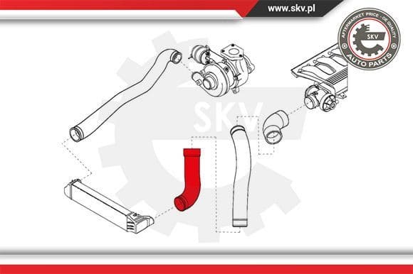 Charge Air Hose 24SKV139 - image 4