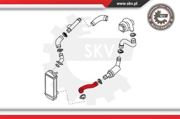 Charge Air Hose 24SKV651 - image 4