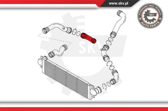 Charge Air Hose 24SKV096 - image 2