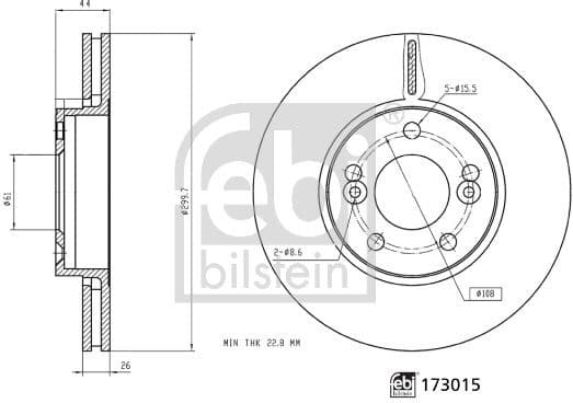Brake Disc 173015