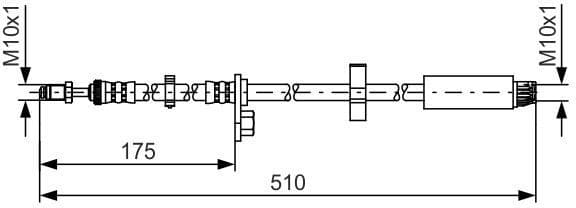 Brake Hose 1 987 481 453
