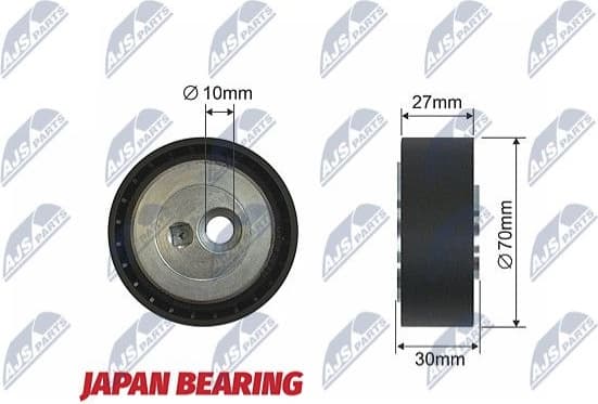 Tensioner Pulley, V-ribbed belt RNK-CT-008