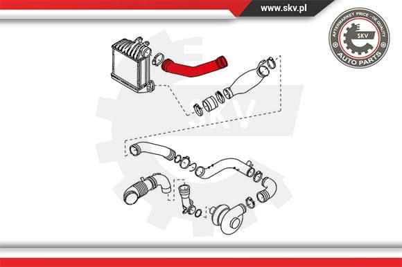 Charge Air Hose 24SKV035 - image 3