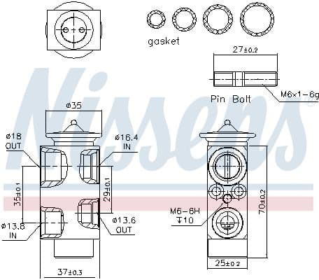 Expansion Valve, air conditioning ** FIRST FIT ** 999251 - image 6