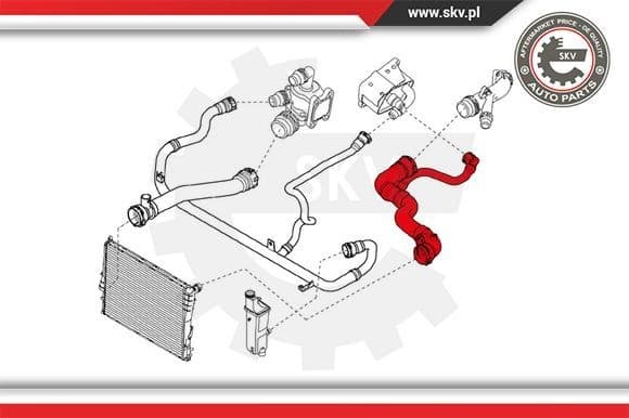 Radiator Hose 24SKV204 - image 3