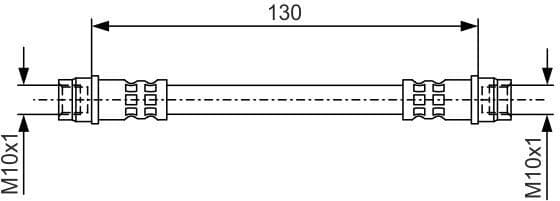 Brake Hose 1 987 481 B22 - image 5