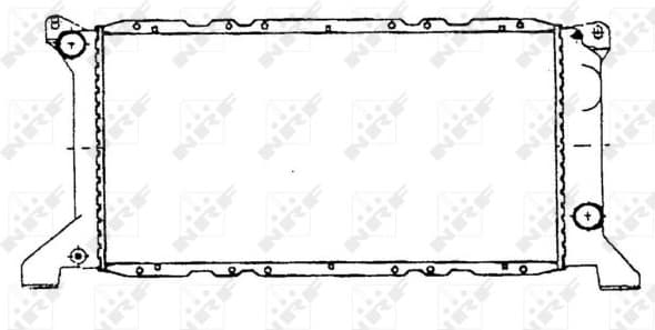 Radiator, engine cooling 507373