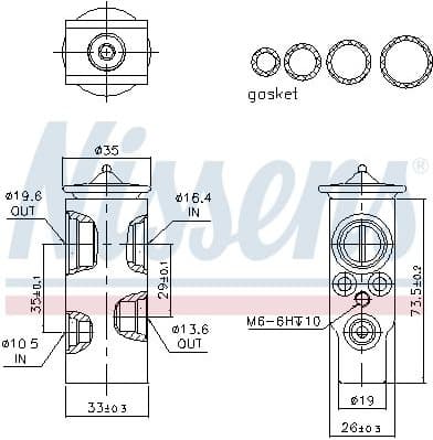 Expansion Valve, air conditioning ** FIRST FIT ** 999350 - image 6
