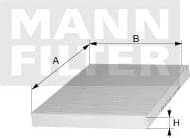 Filter, cabin air CUK 28 016