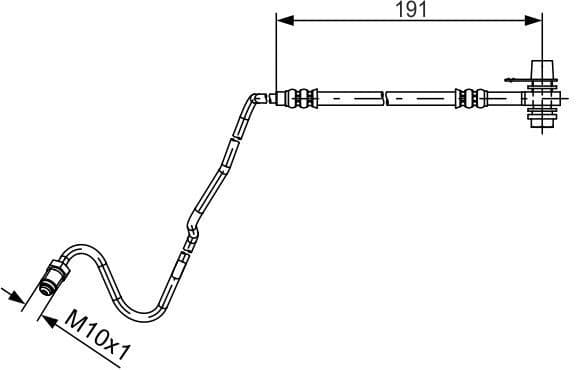 Brake Hose 1 987 481 537