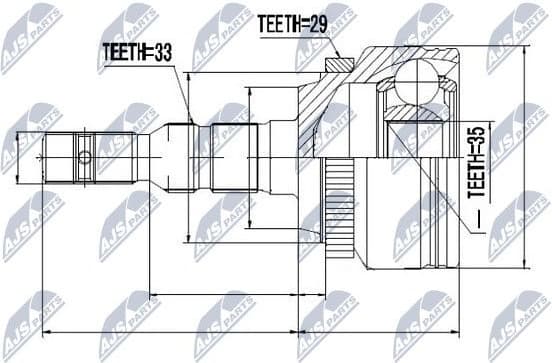 Joint Kit, drive shaft NPZ-PL-024