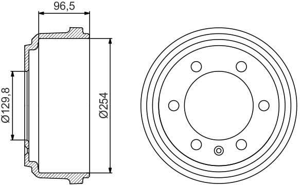 Brake Drum 0986477218