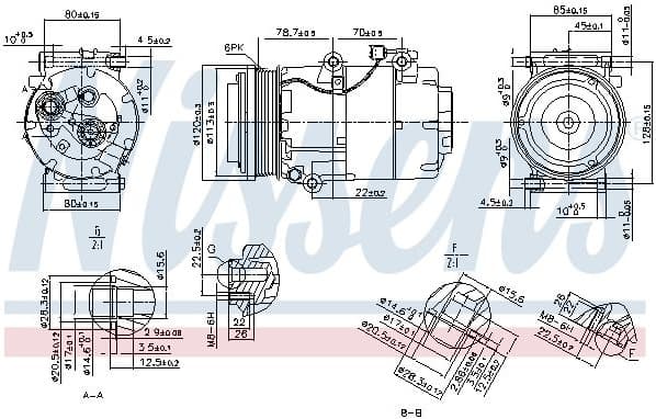 Compressor, air conditioning ** FIRST FIT ** 89388 - image 5